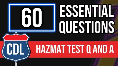 hazmat test questions 2024